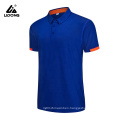 Oem Men TShirt Custom Logo Color Blocking Fitness